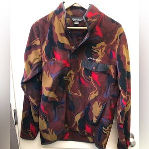 Eddie Bauer Mens multi colour Schute Snap Mock